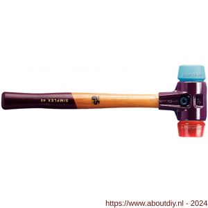 Halder 3016 hamer Simplex TPE-Mid-plastic 40 mm - A40600121 - afbeelding 1