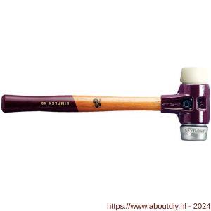 Halder 3089 hamer Simplex nylon-metaal 30 mm - A40600272 - afbeelding 1