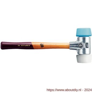 Halder 3117 hamer Simplex aluminium Soft-Superplastic 50-40 mm - A40600303 - afbeelding 1