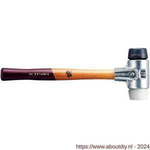 Halder 3127 hamer Simplex aluminium rubber-Superplastic 30 mm - A40600312 - afbeelding 1