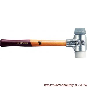 Halder 3137 hamer Simplex aluminium TPE-Mid-Superplastic 30 mm - A40600320 - afbeelding 1