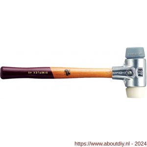 Halder 3138 hamer Simplex aluminium TPE-Mid-nylon 40 mm - A40600206 - afbeelding 1