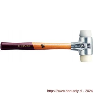 Halder 3178 hamer Simplex aluminium Superplastic-nylon 60 mm - A40600257 - afbeelding 1