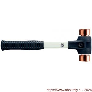Halder 3704 hamer Simplex fiber steel koper 30 mm - A40600332 - afbeelding 1
