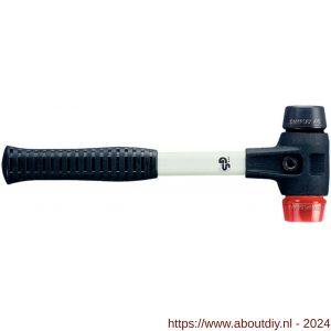 Halder 3726 hamer Simplex fiber steel rubber-plastic 40 mm - A40600309 - afbeelding 1