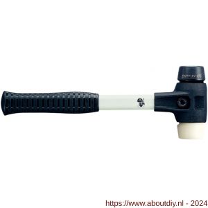 Halder 3728 hamer Simplex fiber steel rubber-nylon 30 mm - A40600351 - afbeelding 1