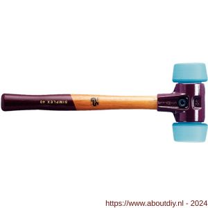 Halder 3001 hamer Simplex Soft houten steel 50-40 mm - A40600039 - afbeelding 1