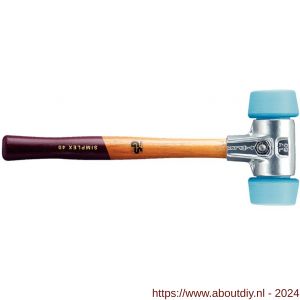Halder 3101 hamer Simplex aluminium Soft 50-40 mm - A40600277 - afbeelding 1