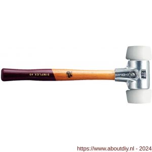 Halder 3107 hamer Simplex aluminium Superplastic 50-40 mm - A40600278 - afbeelding 1