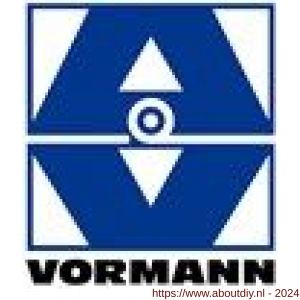 Vormann wandrail 32 mm staal dubbel 2000 mm wit - A51000050 - afbeelding 2