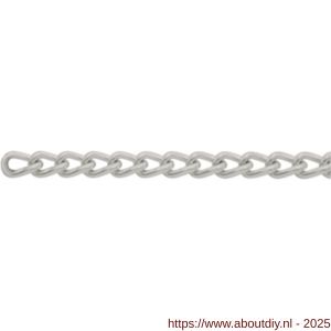 Vormann ketting 2,5 mm vernikkeld rol 10 m - A51000129 - afbeelding 1