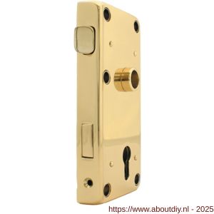 S&B 110201.4 dag en nacht cilinder oplegslot PC 55 mm DIN 81311 C DIN rechts buiten messing gepolijst - A40615095 - afbeelding 1