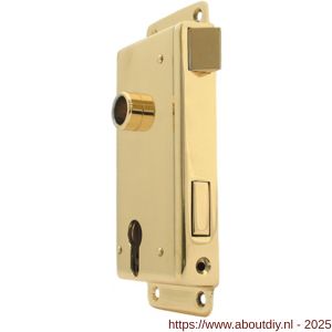 S&B 114204.4 dag en nacht cilinder oplegslot 114204.4 PC 55 mm DIN 81307 DIN links binnen messing gepolijst - A40615079 - afbeelding 1