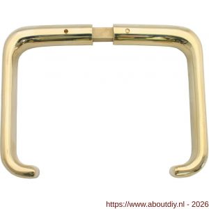 S&B 171009.9 deurkrukken voor insteekslot DIN 81317 A deurdikte 28-50 mm krukstift 9 mm messing mat chroom - A40615155 - afbeelding 1