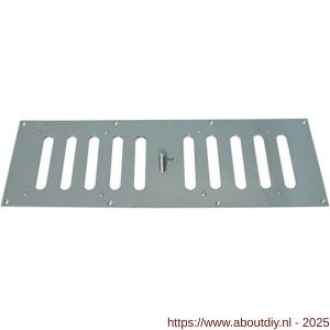 S&B 270300.4 schuifrooster 360x120 mm zonder tegenplaat luchtdoorlaat 109 cm2 messing gepolijst - A40615226 - afbeelding 1