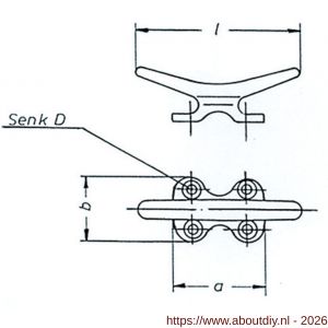 S&B 432120.4 kikker 120 mm nummer 605 messing gepolijst - A40615023 - afbeelding 2