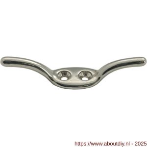 S&B 434075.2 koordhouder 75 mm messing gerold nikkel - A40615026 - afbeelding 1