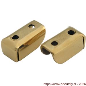 S&B 532108.4 plankhouder 25x11x13 mm-voor 8 mm materiaal messing gepolijst - A40615048 - afbeelding 1