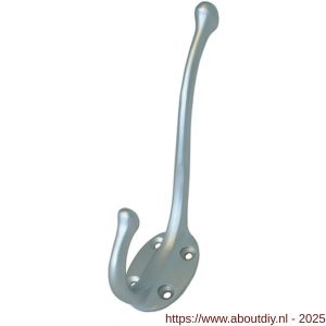 S&B 590100.4 hoed en jas kapstokhaak enkel 1 armig 110 mm messing gepolijst - A40615166 - afbeelding 1