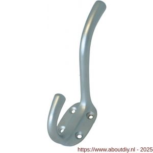 S&B 590200.4 hoed en jas kapstokhaak zwaar enkel 1 armig Form A 90 mm DIN 81407 messing gepolijst - A40615169 - afbeelding 1
