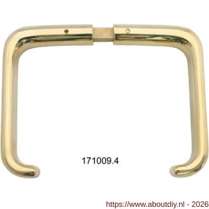 S&B 171009.4 deurkrukken voor insteekslot DIN 81317 A deurdikte 28-50 mm krukstift 9 mm messijng gepolijst - A40615154 - afbeelding 1