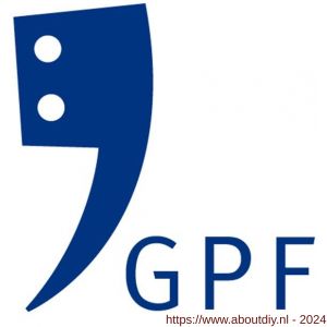 GPF Bouwbeslag ZwartWit 8230 Tiki deurkruk zwart - A21002535 - afbeelding 2