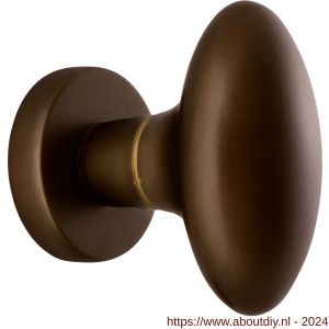 Mandelli1953 744 deurknop op rozet imperial brons - A21013661 - afbeelding 1