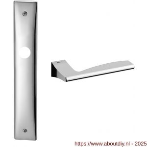 Mandelli1953 1030 WC55/8 Link deurkruk op langschild 240x40 mm WC55/8 chroom - A21014130 - afbeelding 1