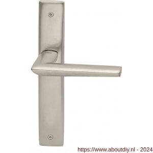 Mandelli1953 1080 WC55/8 Isi deurkruk op langschild 240x40 mm WC55/8 mat nikkel - A21015000 - afbeelding 1