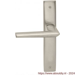 Mandelli1953 1080L BB56 Isi deurkruk gatdeel linkswijzend op langschild 240x40 mm BB56 mat nikkel - A21016336 - afbeelding 1