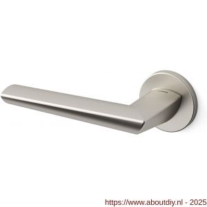 Mandelli1953 1081L Isi deurkruk gatdeel op rozet 51x6 mm linkswijzend mat nikkel - A21009639 - afbeelding 1