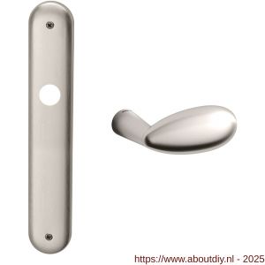Mandelli1953 1090 WC63/8 Led deurkruk op langschild 238x40 mm WC63/8 mat nikkel - A21015066 - afbeelding 1