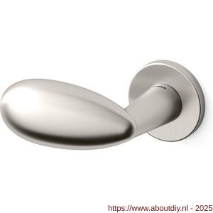 Mandelli1953 1091L Led deurkruk gatdeel op rozet 51x6 mm linkswijzend mat nikkel - A21009646 - afbeelding 1