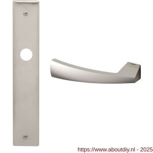 Mandelli1953 1130L BB72 Mitos deurkruk gatdeel linkswijzend op langschild BB72 mat nikkel - A21018791 - afbeelding 1