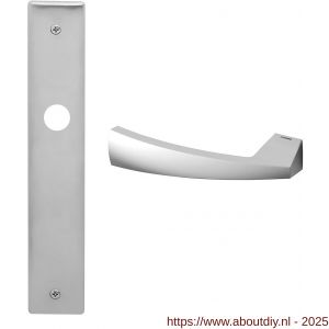 Mandelli1953 1130L PC72 Mitos deurkruk gatdeel linkswijzend op langschild PC72 mat chroom - A21018693 - afbeelding 1
