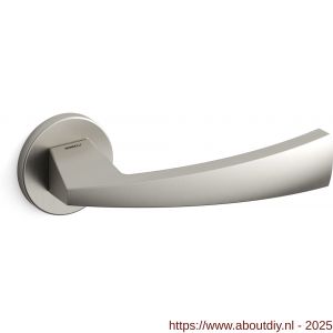 Mandelli1953 1131R Mitos deurkruk gatdeel op rozet 51x6 mm rechtswijzend mat nikkel - A21009656 - afbeelding 1