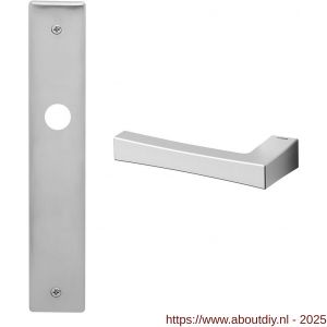 Mandelli1953 1160L PC55 Telis deurkruk gatdeel linkswijzend op langschild PC55 mat chroom - A21018810 - afbeelding 1