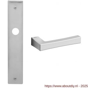 Mandelli1953 1160R BB72 Telis deurkruk gatdeel rechtswijzend op langschild BB72 mat chroom - A21018816 - afbeelding 1