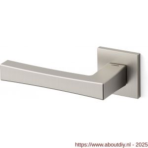 Mandelli1953 1161L Telis deurkruk gatdeel op rozet 50x50x6 mm linkswijzend mat nikkel - A21009672 - afbeelding 1