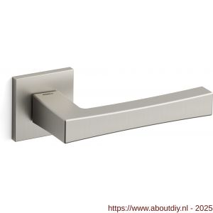 Mandelli1953 1161R Telis deurkruk gatdeel op rozet 50x50x6 mm rechtswijzend mat nikkel - A21009673 - afbeelding 1