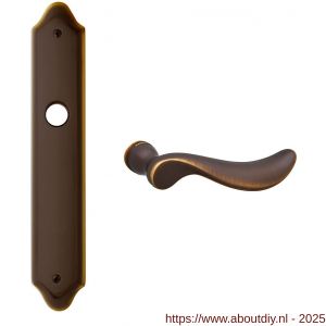 Mandelli1953 1210 WC63/8 Norma deurkruk op langschild WC63/8 mat brons - A21019019 - afbeelding 1