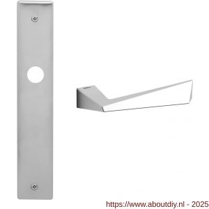 Mandelli1953 1250 BB56 Piramid deurkruk op langschild 240x40 mm BB56 mat chroom - A21014387 - afbeelding 1