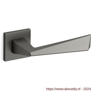 Mandelli1953 1251L Piramid deurkruk gatdeel op rozet 50x50x6 mm linkswijzend grafiet - A21009680 - afbeelding 1