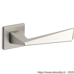 Mandelli1953 1251R Piramid deurkruk gatdeel op rozet 50x50x6 mm rechtswijzend mat nikkel - A21009685 - afbeelding 1