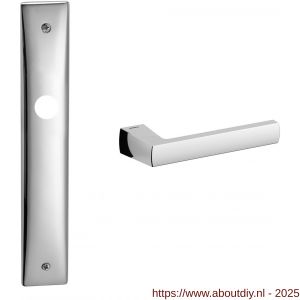 Mandelli1953 1290 WC63/8 Fan deurkruk op langschild 240x40 mm WC63/8 chroom - A21014134 - afbeelding 1