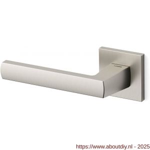 Mandelli1953 1291L Fan deurkruk gatdeel op rozet 50x50x6 mm linkswijzend mat nikkel - A21009694 - afbeelding 1