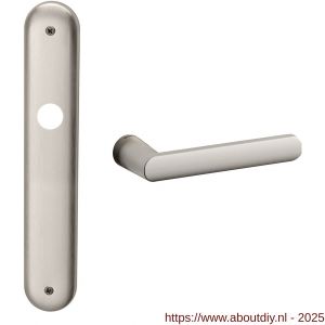 Mandelli1953 1300 BB72 Zante deurkruk op langschild 238x40 mm BB72 mat nikkel - A21015108 - afbeelding 1