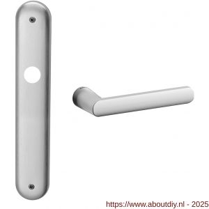 Mandelli1953 1300 Zante op langschild 238x40 mm blind mat chroom - A21014408 - afbeelding 1