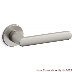 Mandelli1953 1301R Zante deurkruk gatdeel op rozet 51x6 mm rechtswijzend mat nikkel - A21009701 - afbeelding 1