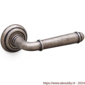 Mandelli1953 1341 Hartù deurkruk op rozet 51x12 mm antiek chroom - A21014425 - afbeelding 1